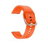 DAIKMZ Correas de muñeca de 20 mm, correa deportiva para Polar Ignite/Unite, correa de silicona de repuesto para Polar Ignite 2 correas de reloj inteligente (color: naranja, tamaño: para Polar Unite)
