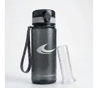 Daikoku Botella de Agua Deportiva Sin BPA | Water Bottle | Botella Gimnasio Senderismo Yoga Running | Con Infusor de Frutas | 500ml | Gris