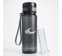 Daikoku Botella de Agua Deportiva Sin BPA | Water Bottle | Botella Gimnasio Senderismo Yoga Running | Con Infusor de Frutas | 750ml | Gris