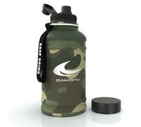 Daikoku Botella Térmica Acero Inoxidable 1,3L Antifugas | Frío 24h Calor 12h | Sin BPA Doble Pared | Termo Deportivo para Gimnasio Senderismo Viajes | Camuflaje