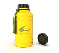 Daikoku Botella Térmica Acero Inoxidable 2,2L Antifugas | Frío 24h Calor 12h | Sin BPA Doble Pared | Termo Deportivo para Gimnasio Senderismo Viajes | Amarillo