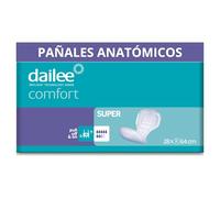 Dailee Comfort Super - 112 Pañales Adultos Protector Incontinencia - Compresas absorbentes para Ancianos, Hombre y Mujer 7,5 gotas - Comodos, Protectivos y Delicados