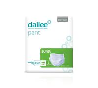 Dailee Pants Super L - 14x Pañales Adultos - Braga Pañal para Ancianos, Hombres y Mujeres - Maxima Absorcion - 14 Pantalones Incontinencia para Adultos