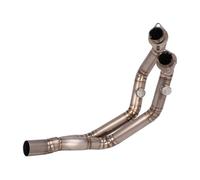 daili store Tubo de enlace de conexión del colector del tubo de escape de la motocicleta de aleación de titanio Compatible con Benelli Compatible con Leoncino 500 Cualquier año(Model A)