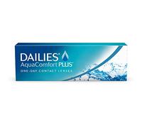 Dailies AquaComfort Plus Lentes de contacto de reemplazo diario, Pack de 30, R 8.7 mm, D 14.0 mm, +3 Diopt