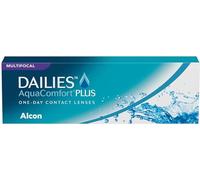 Dailies AquaComfort Plus Multifocal Lentes de contacto progresivas de reemplazo diario, Pack de 30, R 8.7 mm, D 14.0 mm, adición baja -3 Diopt