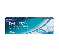 Dailies AquaComfort Plus Multifocal Lentes de contacto progresivas de reemplazo diario, Pack de 30, R 8.7 mm, D 14.0 mm, adición alta +1 Diopt