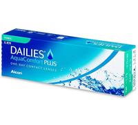 Dailies AquaComfort Plus Lentes de contacto tóricas de reemplazo diario, Pack de 30, R 8.8 mm, D 14.4 mm, cilindro -0.75, eje70, -5.25 Diopt