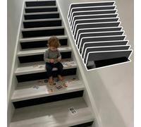 Dailify Bloqueador Juguetes Sofa 12 Juegos de Topes Negros para Huecos en Escaleras, Paneles de PVC para Rellenar Huecos Debajo de Sofás/Camas, Relleno de Grietas para Muebles(120x5cm (47.2x2.0in))