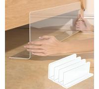 Dailify Bloqueador Juguetes Sofa Paquete de 4 Protectores Transparentes para Huecos de Cama, Protectores para Huecos de Escaleras, Paneles de Relleno para Huecos Debajo del Sofá(20x4in (50x10cm))