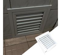 Dailify Panel de Acceso Puerta del Panel de Acceso Al Sistema de Ventilación, Persiana Blanca para Ático Trampilla de Inspección, Cubiertas para Agujeros en la Pared(55x60cm (22x24in))