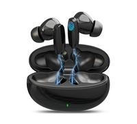DAILINK Uriculares Inalambricos, Auriculares Bluetooth 5.2 HiFi Estéreo, Sonido Natural, Estuche de Carga tamaño Bolsillo, Llamadas nítidas Control Táctil Inalámbricos para iOS/Android