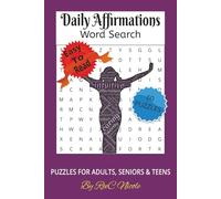 Daily Affirmations Word Search: Word Searches with Easy to Read Print about affirmations, daily affirmations, and more [6x9 inches, 120 pages] 60 ... Vacations, Holidays, Birthdaysand free timers