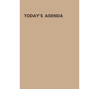 Daily Agenda Journal: A Simple Lined Notebook for Morning Routines, Goal Setting and To-Do Lists: 70 White Pages | 6x9 Inches | Minimalist Latte Beige Softcover for Productivity and Planning
