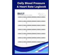 Daily Blood Pressure & Heart Rate Logbook: Track Your Blood Pressure, Pulse, and Daily Health Notes | Includes BP Stages Chart & How-To Guide