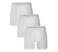 DAILY BREAD & BOXERS Pack 3 Boxer algodón orgánico Extra Largos (XL, Blanco)