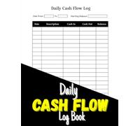 Daily Cash Flow Log Book: Simple Petty Cash Ledger for Small Business