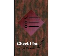 Daily Checklist - Perfect For Everyday Tasks, Project, Shopping List, Traveling, Tracking Goals & progression. Compact Size (5x8): For Work, Study, or ... Done (Checklist for Getting Things Done!)