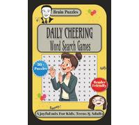 Daily Cheering Word Search Games: 50+ Brain Puzzles For fun, Mindfulness, Good Vibes, Positivity, Spark Joy, Relieve Stress and More | 6 x 9 Inches, 120 Pages | Gift for Kids, Teens & Adults