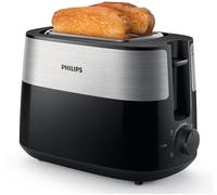 Philips Daily Collection HD2516/90 tostadora 2 rebanada(s) 830 W Negro