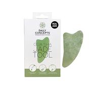 Daily Concepts Daily Jade Gua Sha Facial Tool to Help Sculpt Facial Features by Stimulating the Face and Leaving Brighter Glowing Skin, Safe for all Skin Types 107g