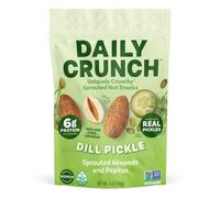 Daily Crunch Pepitas y almendras germinadas en pepinillo de eneldo, 4 onzas