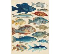 Daily Diary 2026: One Page per Day Planner, 365 Days, Lined and Dated, Use as a Journal or Logbook, Fish Design