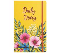 Daily Diary: EVERY PAGE HAS A BEAUTIFULLY ILUSTRATED FLORAL DESIGN, 6" X 9" 110 PAGES HARDBACK COVER, A GORGEOUS DESIGN WITH THE BUSY WOMAN IN MIND