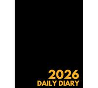 Daily Diary One Page Per Day: Daily Journal from January to December, 8.5X11 in, 365 Days.