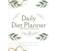 Daily Diet Planner. Undated 13-Week Food Diary with Food Planner, weight tracker. Weight Loss Journal works with most well known Diet Plans. Food Diary Journal to track meals and progress.