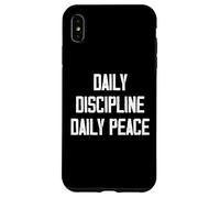 Daily Discipline Daily Peace Carcasa para iPhone XS MAX