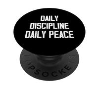 Daily Discipline Daily Peace PopSockets PopGrip Adhesivo