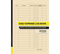 Daily Expense Log Book: Record, Track and Monitor Your Everyday Spending | A Budgeting Tool for Managing Money | Medium