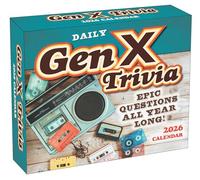 Daily Gen X Trivia 2026 - Calendario Diario de Escritorio en Caja