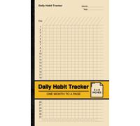 Daily Habit Tracker: Habit Tracking Notebook | One Month to a Page | Small