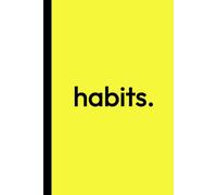 Daily Habit Tracker: Small 6 x 9”, One Month to a Page, Travel Size, Faint-Print, Alternating Dot Grid Pages for Reflection and Journaling, Monthly Affirmations (Deadline Dandelion)