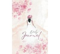Daily Journal 6"x9" Jane Austen-inspired Pink Floral Watercolor, Softcover, 250 Lined Pages: Blank, for Writing, Note Taking, Travel, Work, School, Business