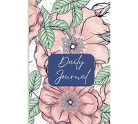 Daily Journal, 6"x9" Jane Austen-themed Rose Floral, Softcover, 150 Lined Pages: Blank, for Writing, Note Taking, Travel, Work, School, Business