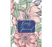 Daily Journal, 6"x9" Jane Austen-themed Rose Floral, Softcover, 250 Lined Pages: Blank, for Writing, Note Taking, Travel, Work, School, Business