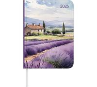 Daily Journal Aquarelle 2026 - Taschen-Kalender A6 - Day By Day - 352 Seiten - Notiz-Buch - Alpha Edition