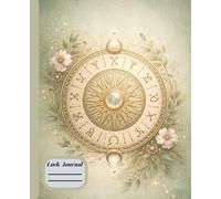 Daily journal - Notebook: Luck Rune Charm Themed:: 120 pages - 7.5x9.25" straight lines