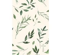 Daily Journal or Diary: Beautiful greenery inspired by nature, Scripture filled for daily writing, note taking, etc.