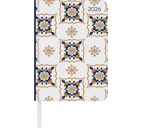 Daily Journal Oriental 2026 - Taschen-Kalender A6 - Elefant - Day By Day - 352 Seiten - Notiz-Buch - Alpha Edition