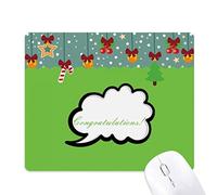 Daily Language chatear Felicitaciones espero Mouse Pad Juego Navidad Oficina Mat Almohadilla de Goma