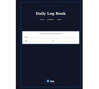 Daily Log Book for Children's Residential Homes: A dated, numbered and signed daily record for staff teams. 192 Pages. Dark Navy Edition (The Therapeutic Life)