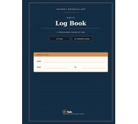 Daily Log Book for Children's Residential Homes: A dated, numbered and signed daily record for staff teams. 192 Pages. Navy and Copper Edition (The Therapeutic Life)