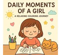 Daily Moments of a Girl - A Relaxing Coloring Journey