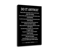 Daily Motivation Canvas Wall Art Inspirational Quote Print Do It Anyway Success Poster for Office Decor Home Living Room Bedroom Ready to Hang(Unframed,08X12inch(20X30cm))