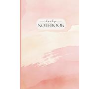 Daily Notebook Notizbuch in Aquarell Rosa: Liniertes Notizbuch | 150 Seiten | 75 Blatt | Softcover matt | Für Gedanken, Selfcare und Journaling
