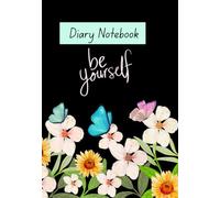 daily notebook with 200 blank pages, butterfly printed pages, ,Work Notes , The Productivity Notebook , Focus & Plan , Business Notes ,Journal ,The Idea Book, best for gifts